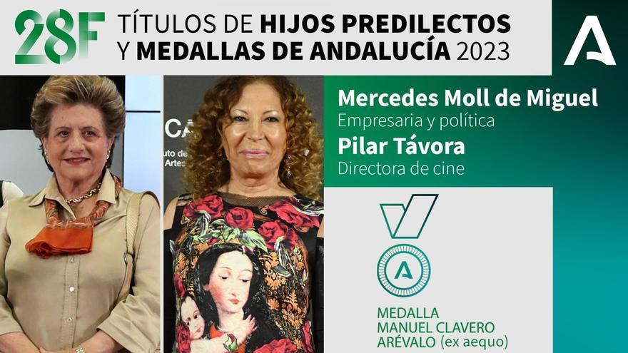 Mercedes Moll, la empresaria que firmó la Constitución y rompió techos de cristal, Medalla de Andalucía