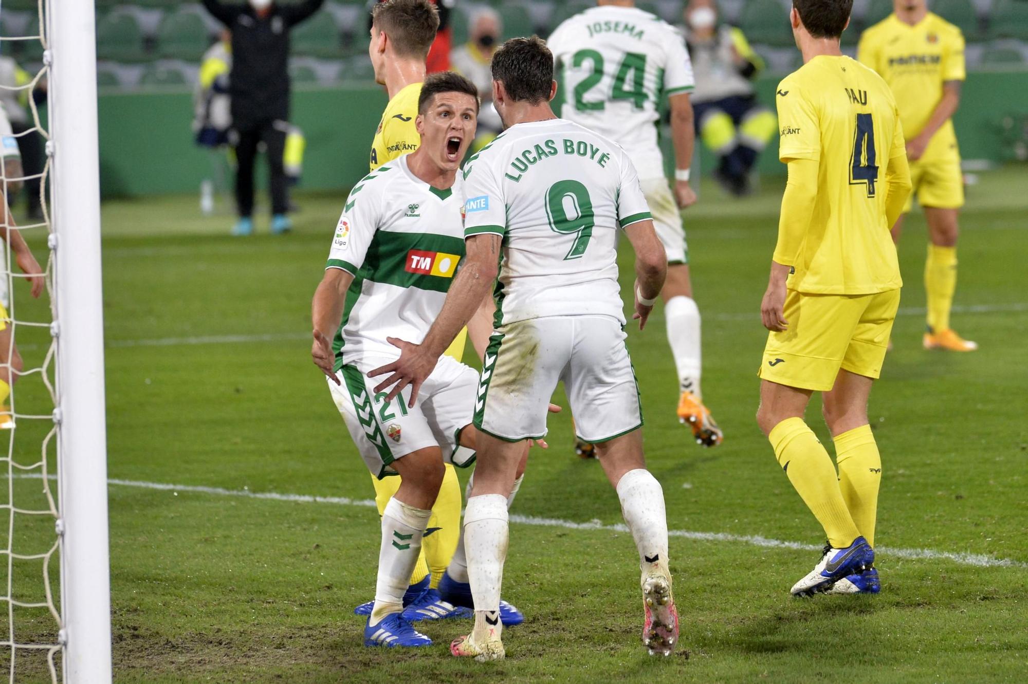 Elche CF - Villarreal, las imágenes del partido