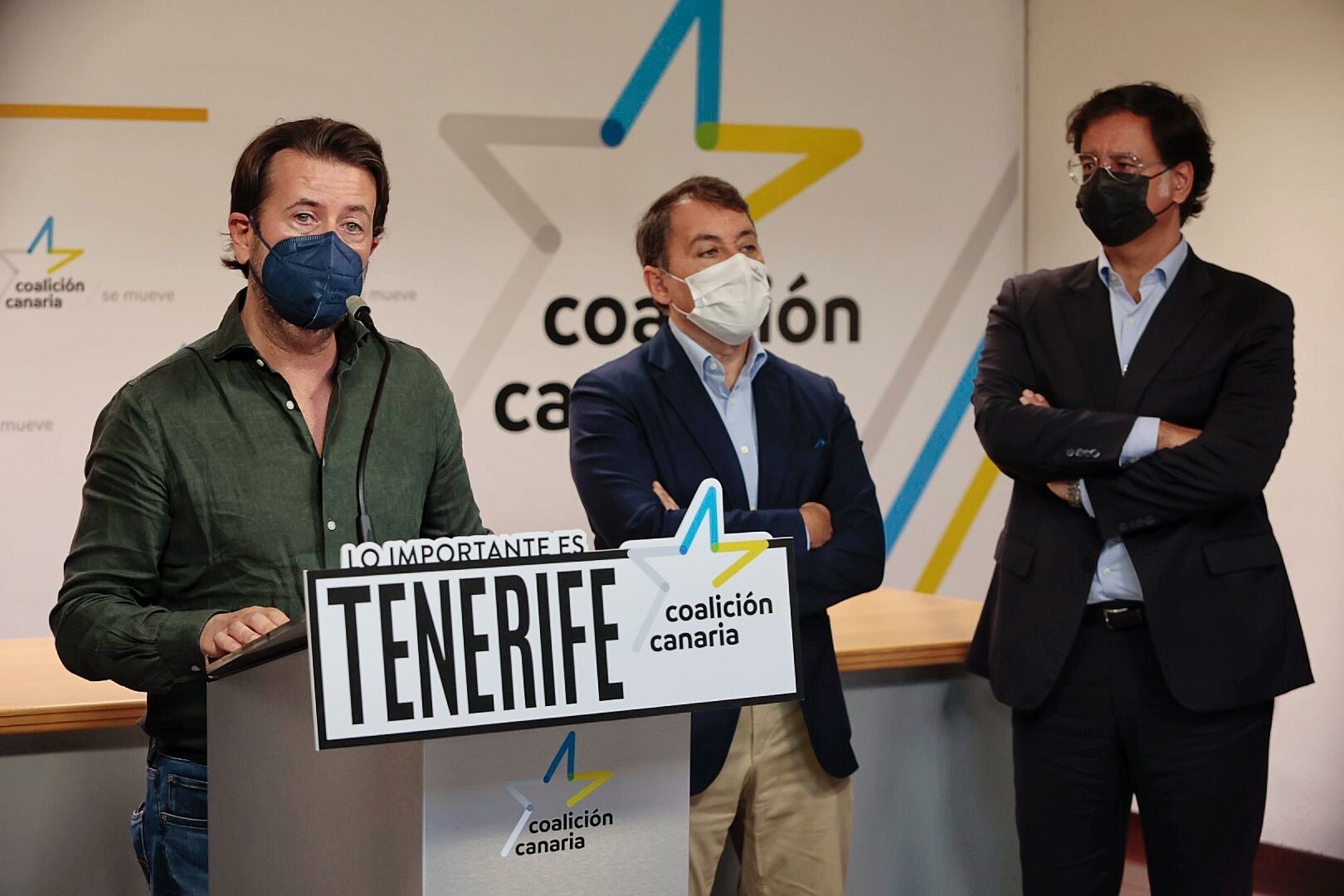 Rueda de prensa de CC sobre inversiones en Tenerife