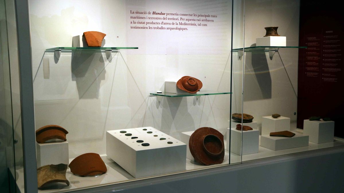 Les fotos del museu sobre el llegat romà de Blanes
