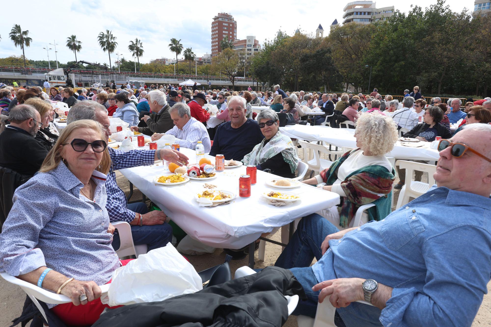 Paellas organizadas por la concejalía de atención a personas mayores del Ayuntamiento de València