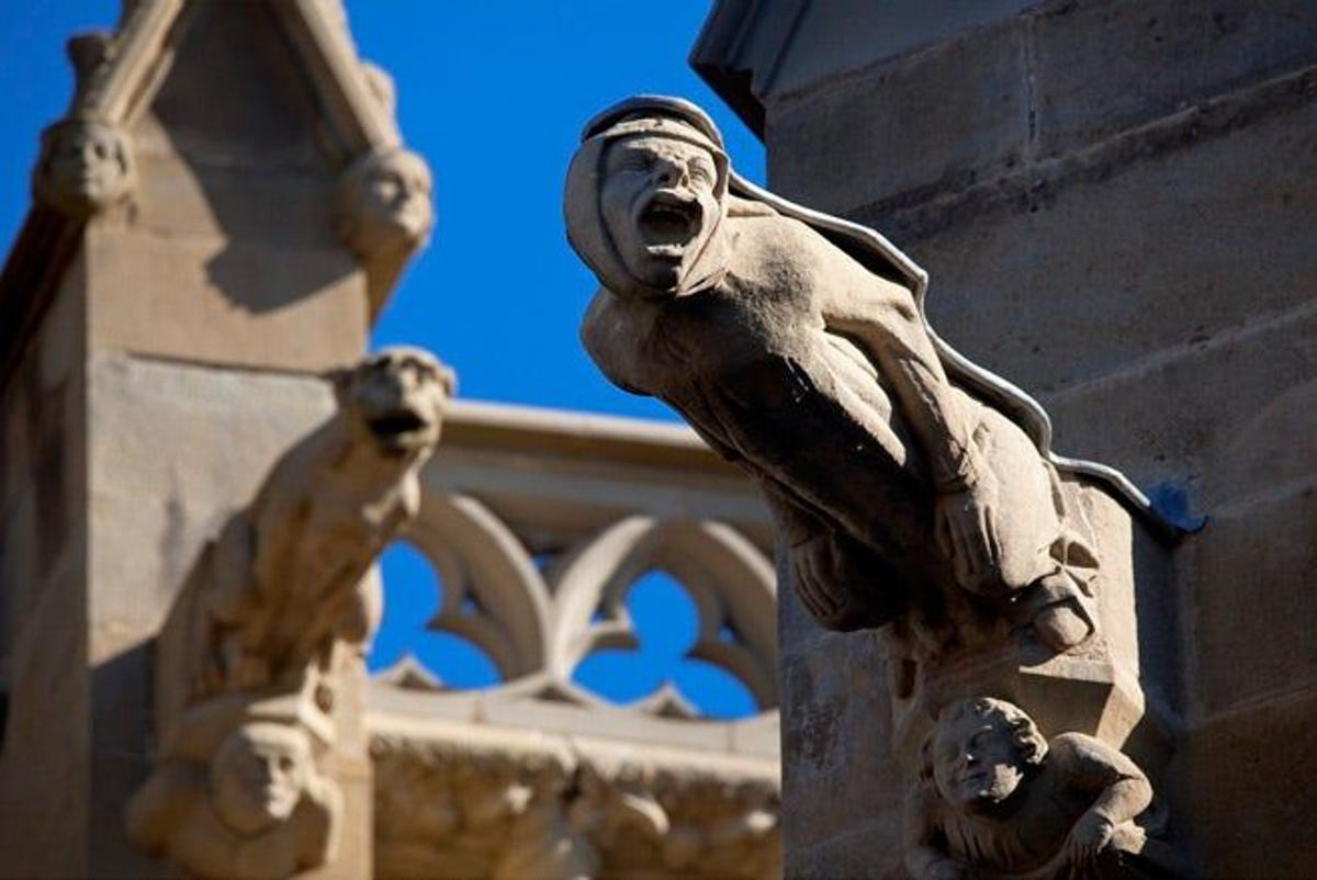 Basílica de Saint-Nazaire en Carcassonne, Francia.