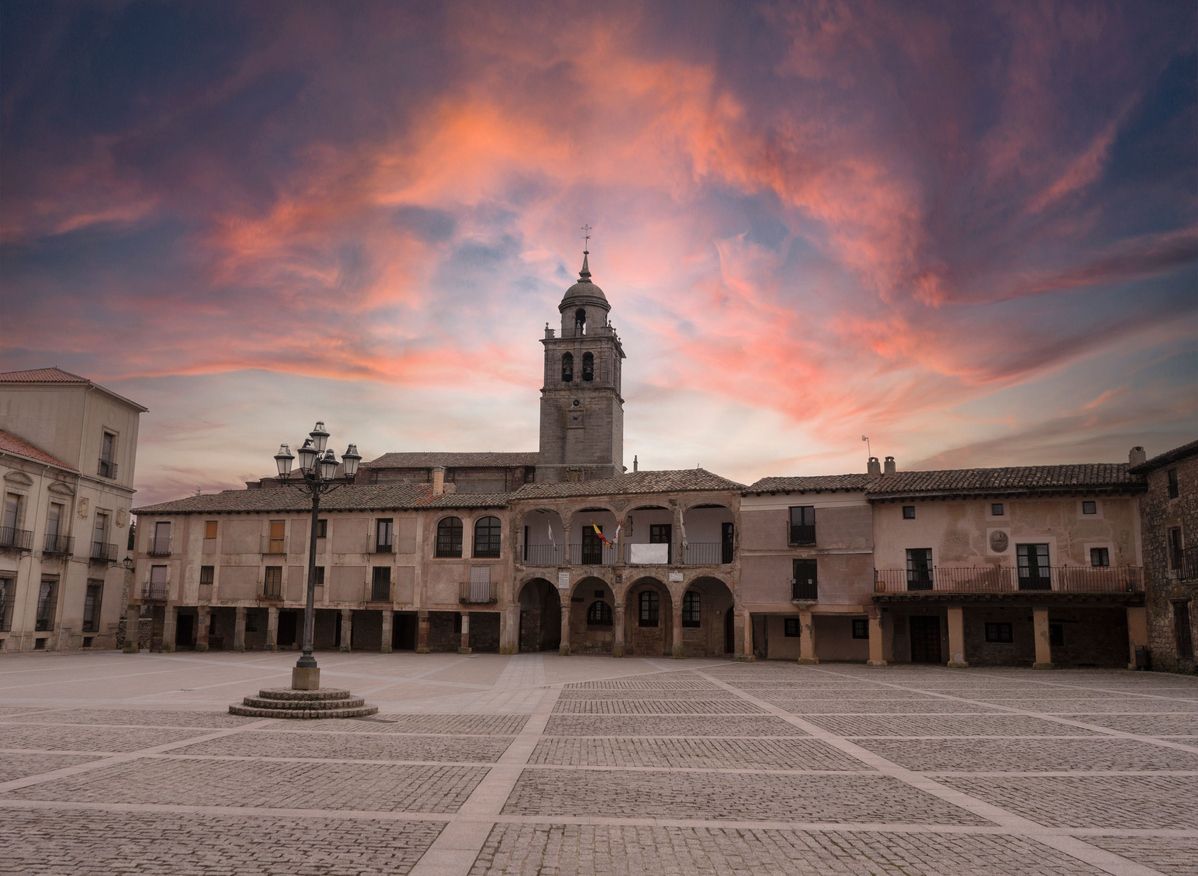 Plaza Mayor de Medinaceli.
