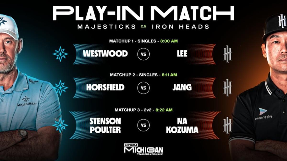 La final por equipos del LIV Golf arrancó con la previa entre Majesticks y Iron Heads