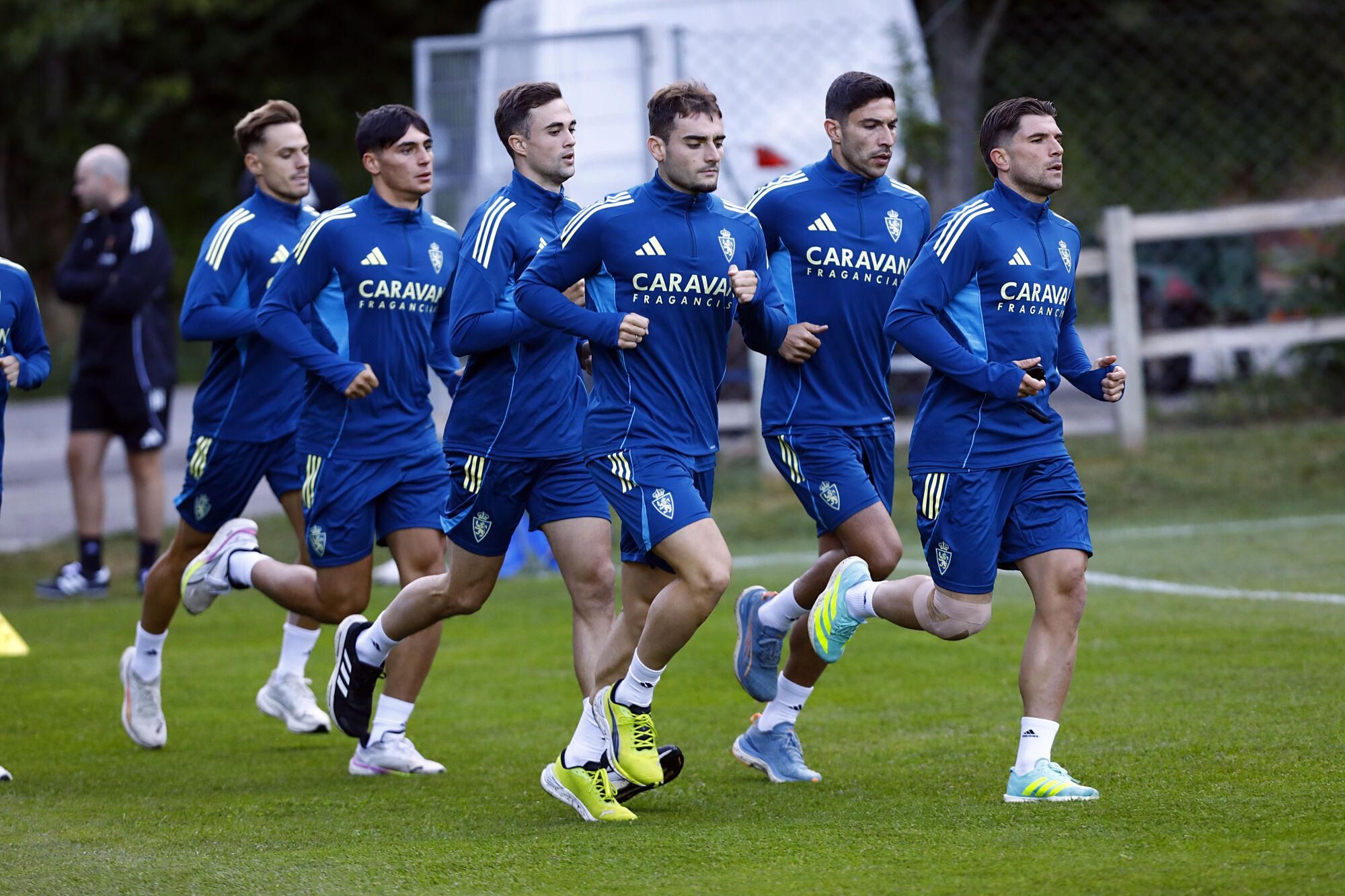 PRETEMPORADA DEL REAL ZARAGOZA EN BENASQUE, HUESCA. ENTRENAMIENTO DEL MARTES MAÑANA