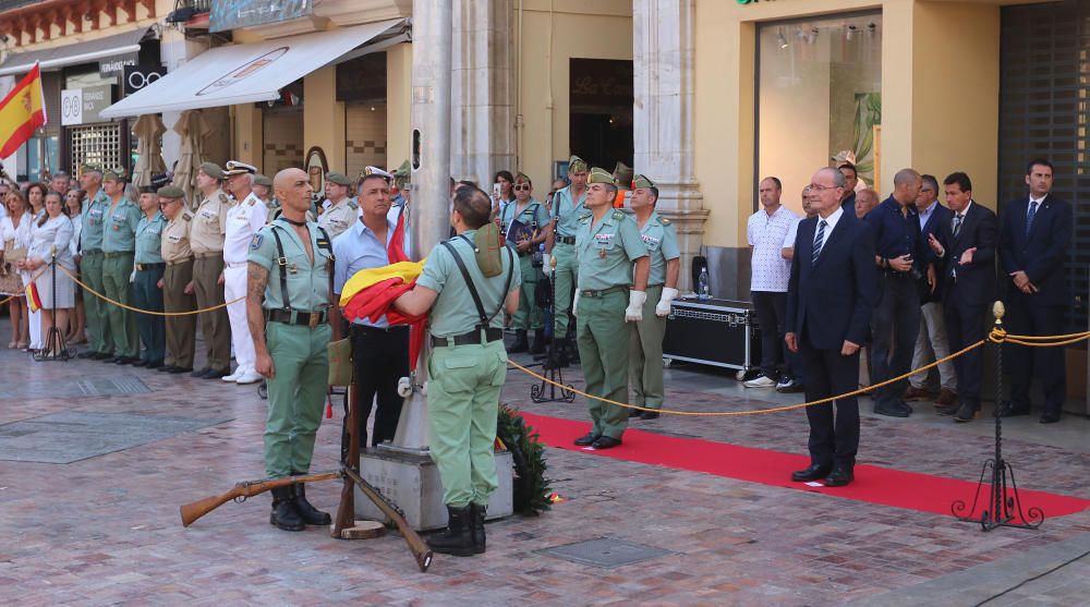 Desfile de la Legión en Málaga por el Día de las Fuerzas Armadas