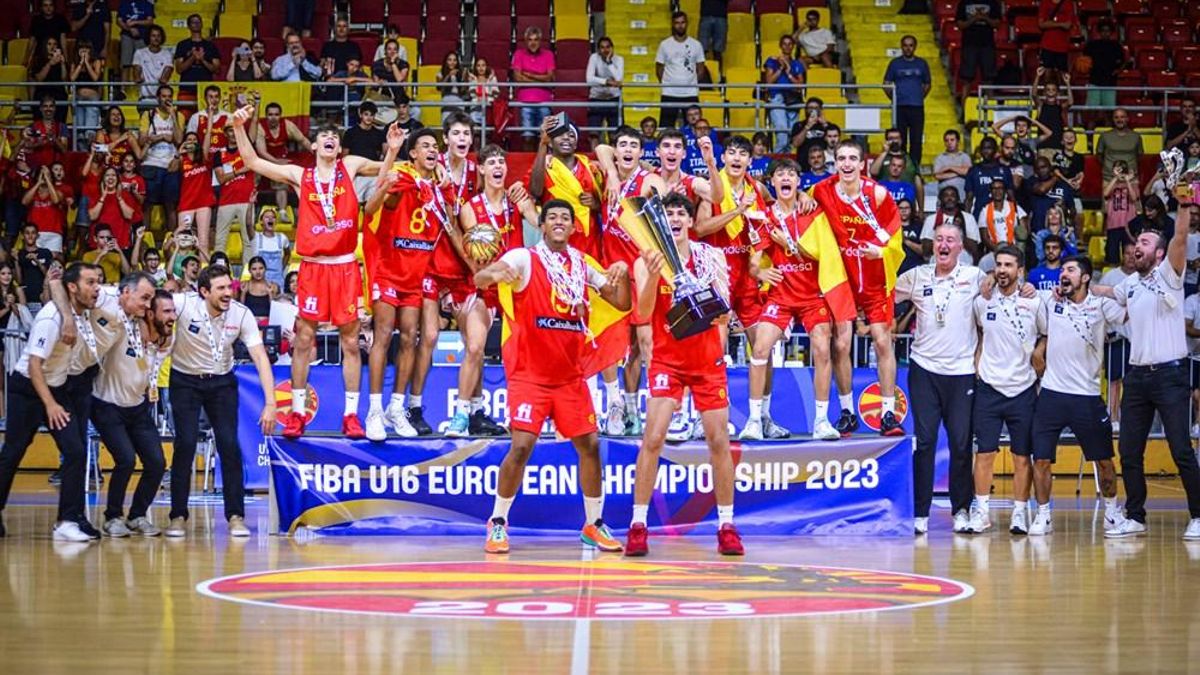 España derrotó a Italia en la final y se hizo con el Campeonato Europeo sub 16