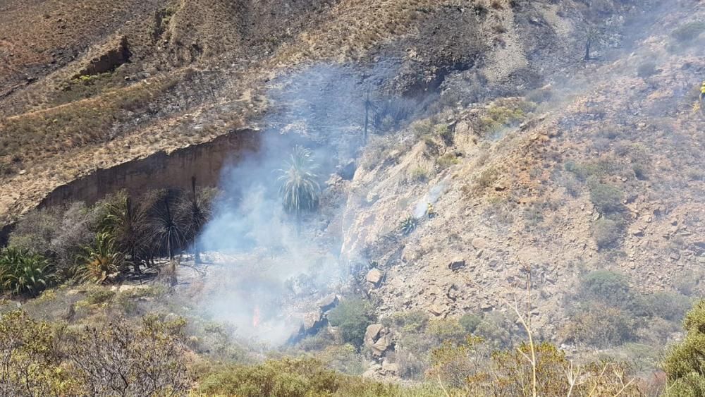 Incendio en Fataga