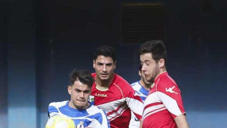 Gastón Cedrez, en el partido contra el Vallobín.