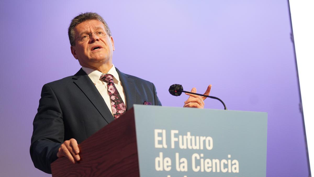 El vicepresidente de Relaciones Interinstitucionales y Prospectiva de la Comisión Europea, Maros Sefcovic.