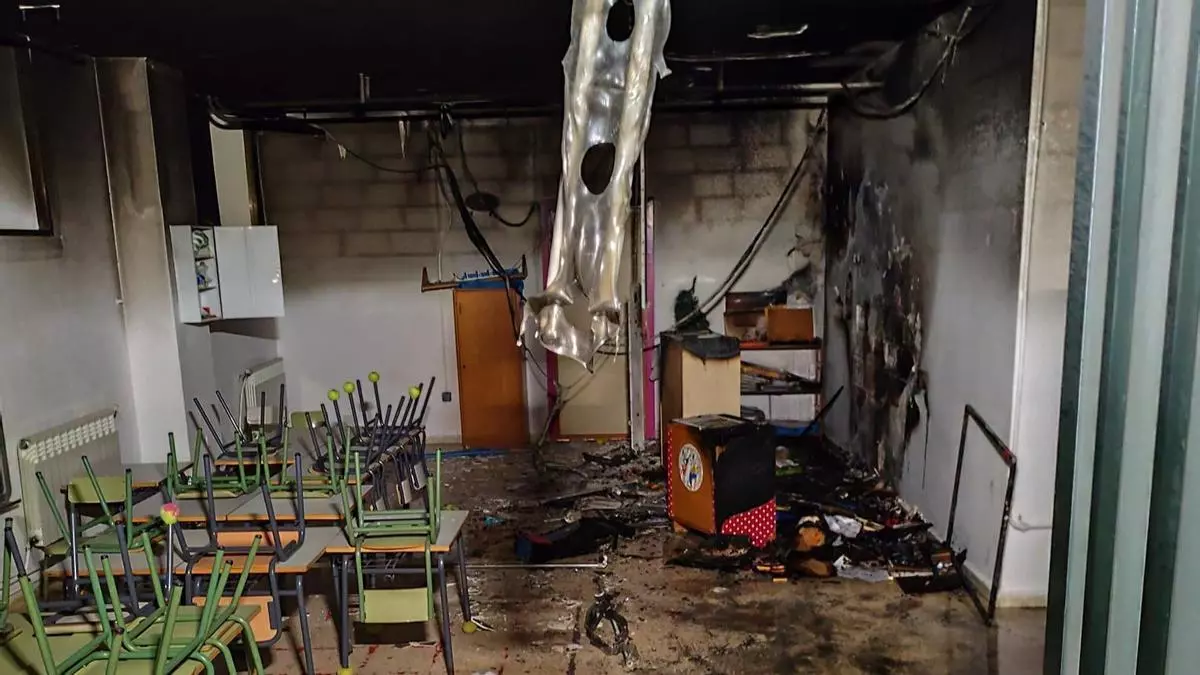 Incendio en el colegio Guadiana de Badajoz esta madrugada: hay un aula afectada y se investigan las causas