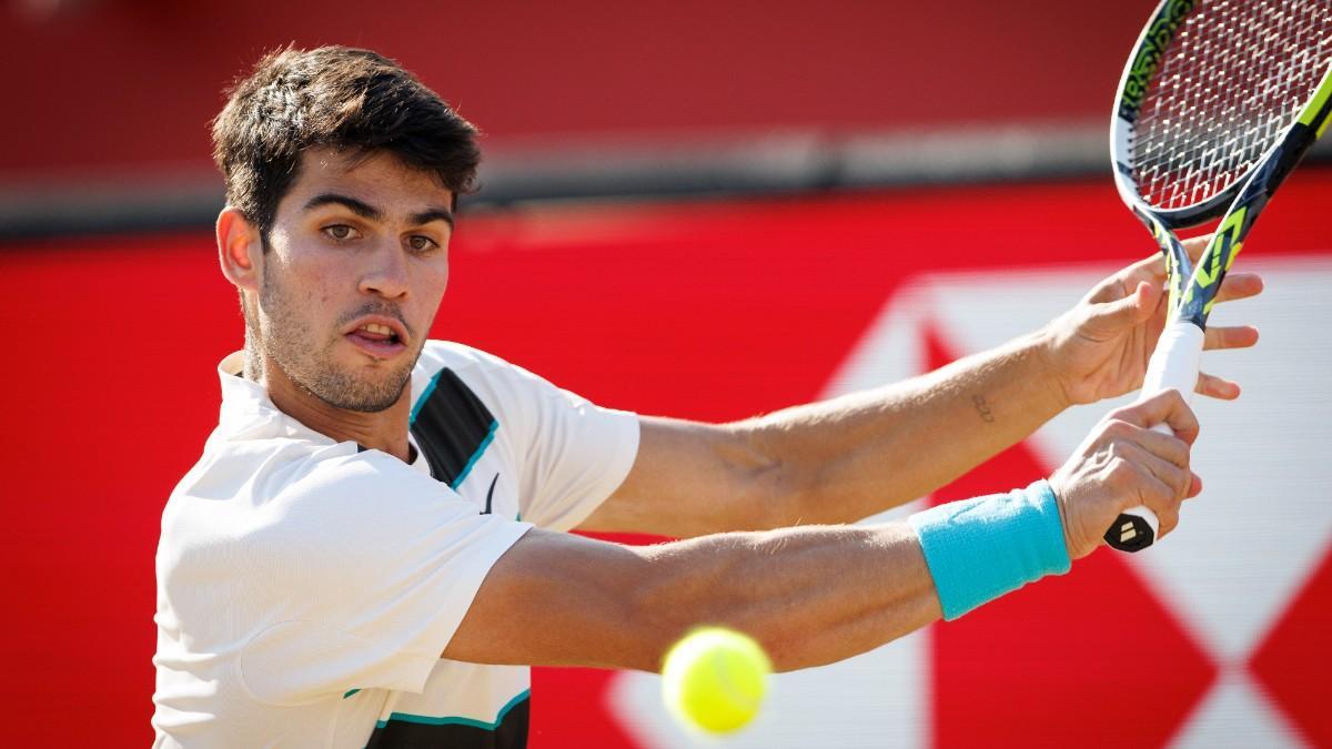 Carlos Alcaraz, durante el torneo