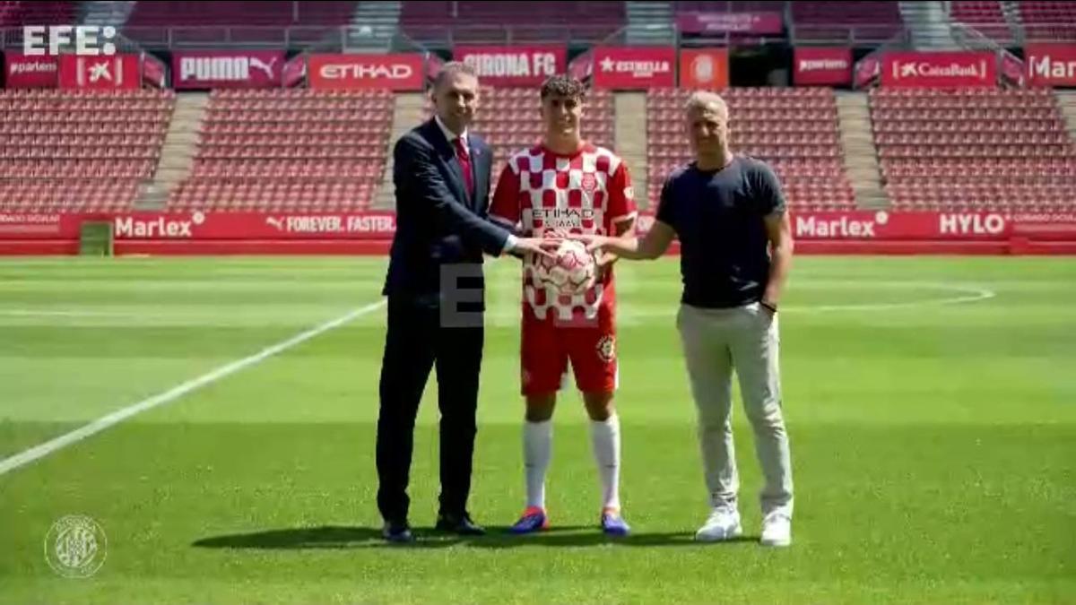 El Girona presenta a Alejandro Francés