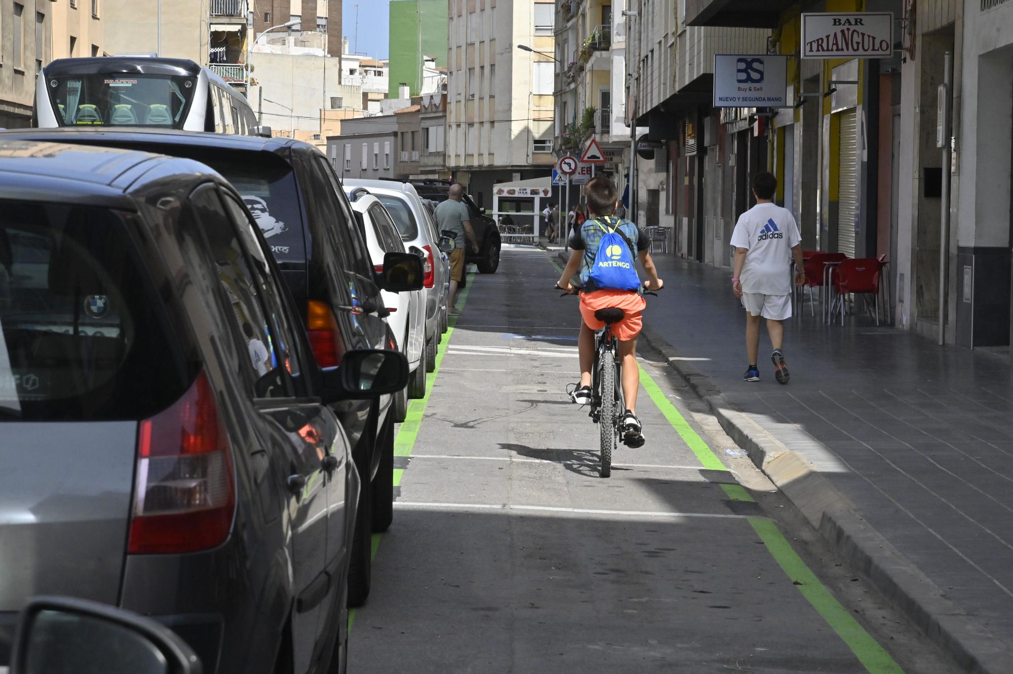 El trazado sinuoso del carril bici de Burriana del que todo el mundo habla