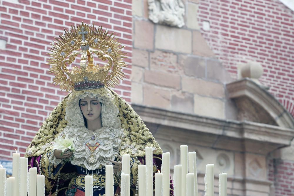 La Asociación Parroquial de la Virgen de la Misericorida Reina de los Mártires completó su segunda salida procesional para recorrer las calles de la feligresía y después de despejar las dudas.