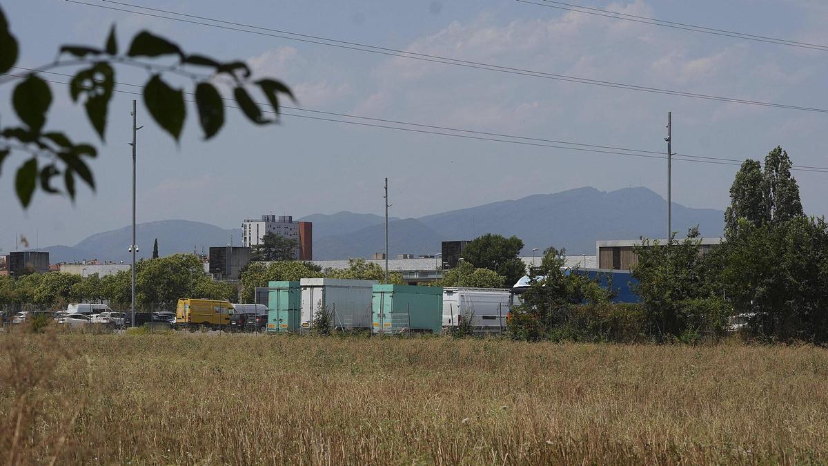 Terrenys que s'han d'urbanitzar amb el futur campus de Salut.