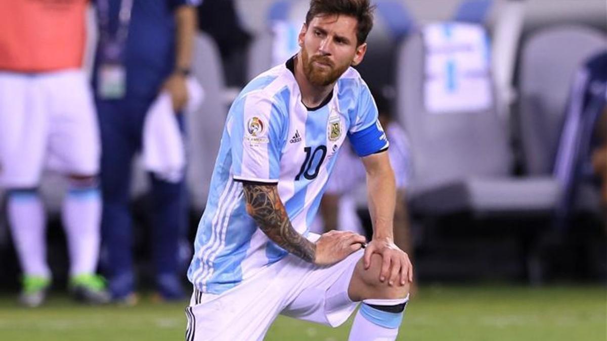 El crack argentino Leo Messi lo tiene muy claro: toca levantarse