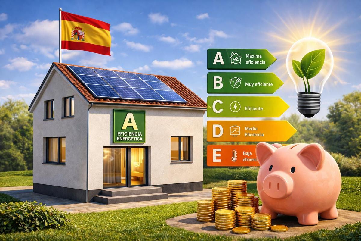 Eficiencia energética de una vivienda en España.