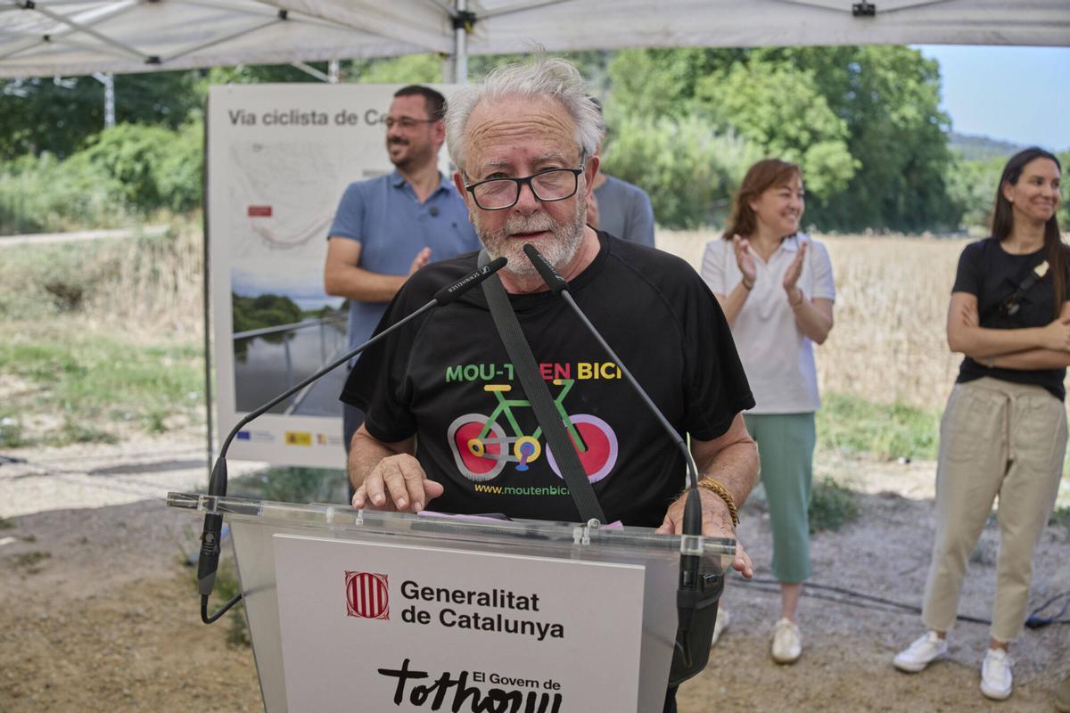 Les imatges de la nova via ciclista Girona - Celrà