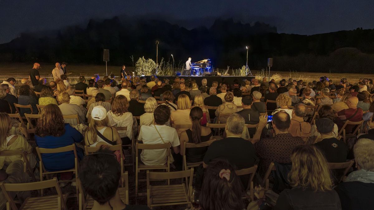 Moment del concert del Pla de Lluna