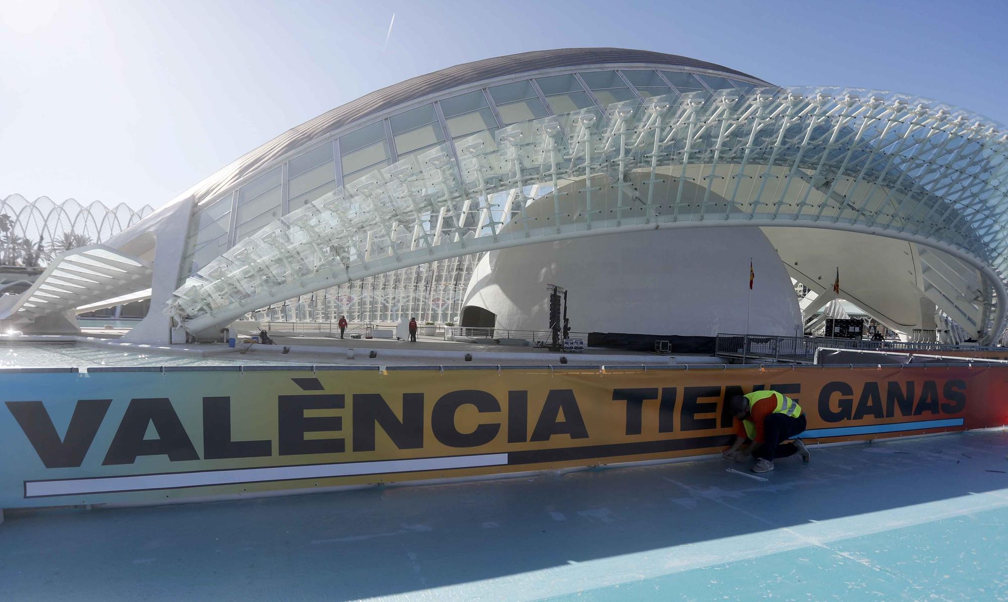 Así luce la nueva recta de meta de Maratón Valencia Trinidad Alfonso