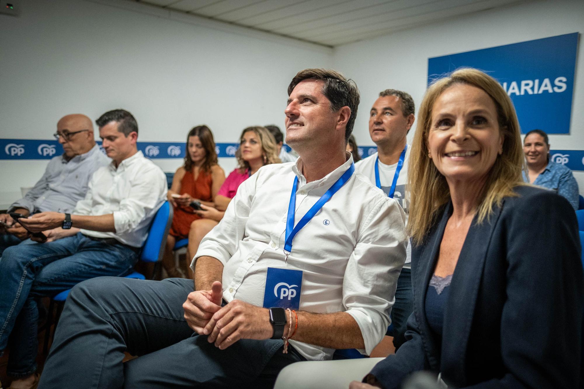 El PP de Tenerife valora los resultados de las elecciones generales del 23J