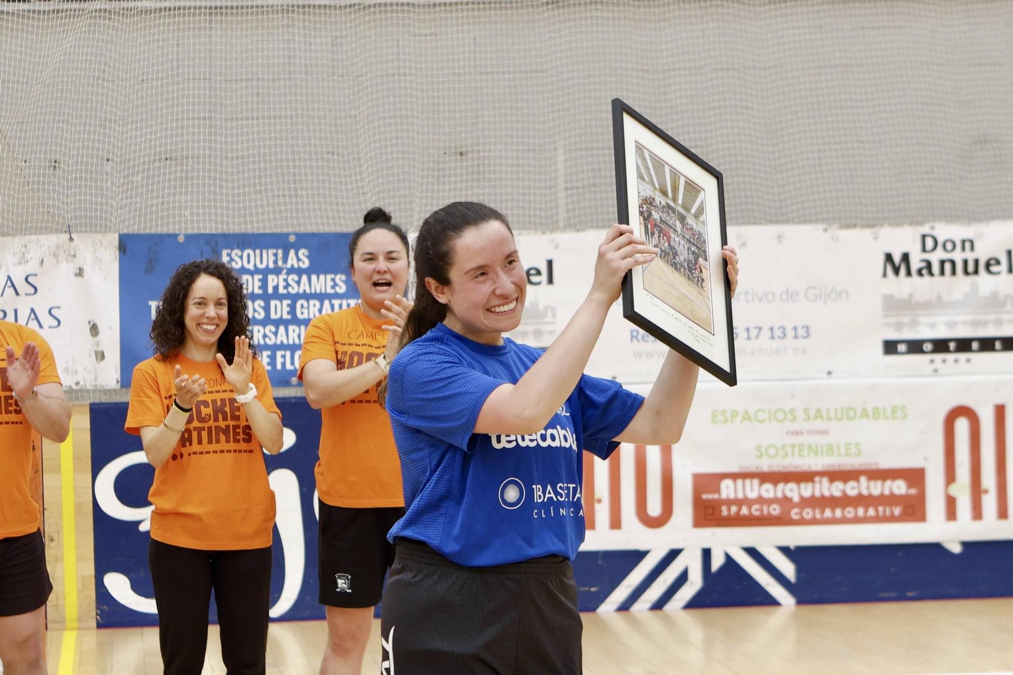 Triunfo, aplausos y lágrimas en el final liguero del Telecable (en imágenes)