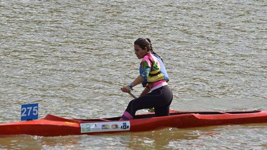 Paula Domínguez en una prueba anterior.