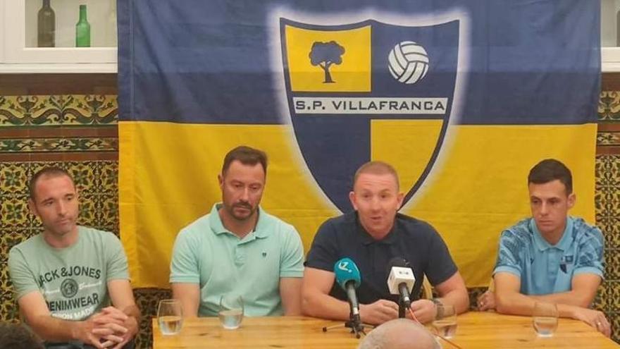 Rueda de prensa de despedida de Ruiz como entrenador del Villafranca.