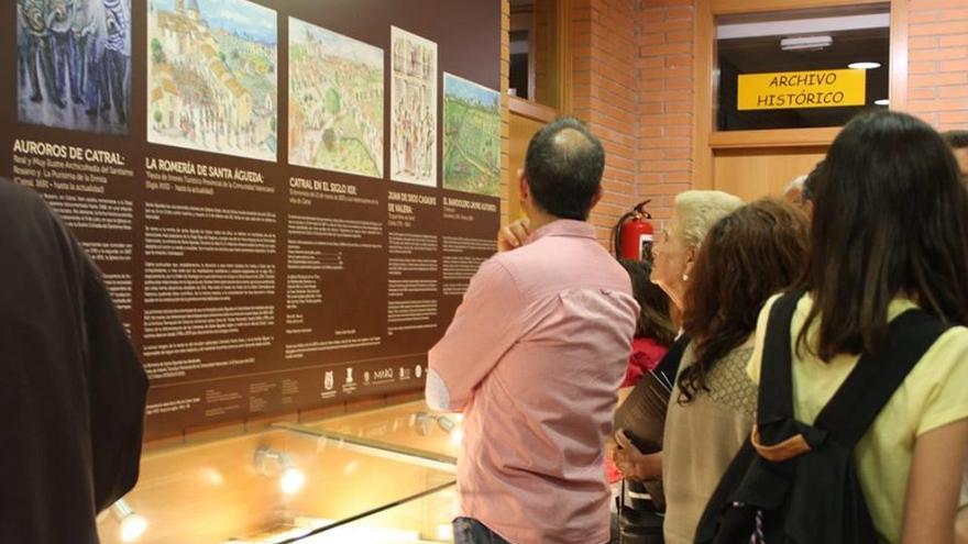 Imagen de la inauguración de la exposición.