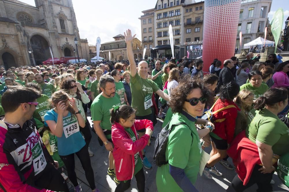 Carrera contra el cáncer en Oviedo