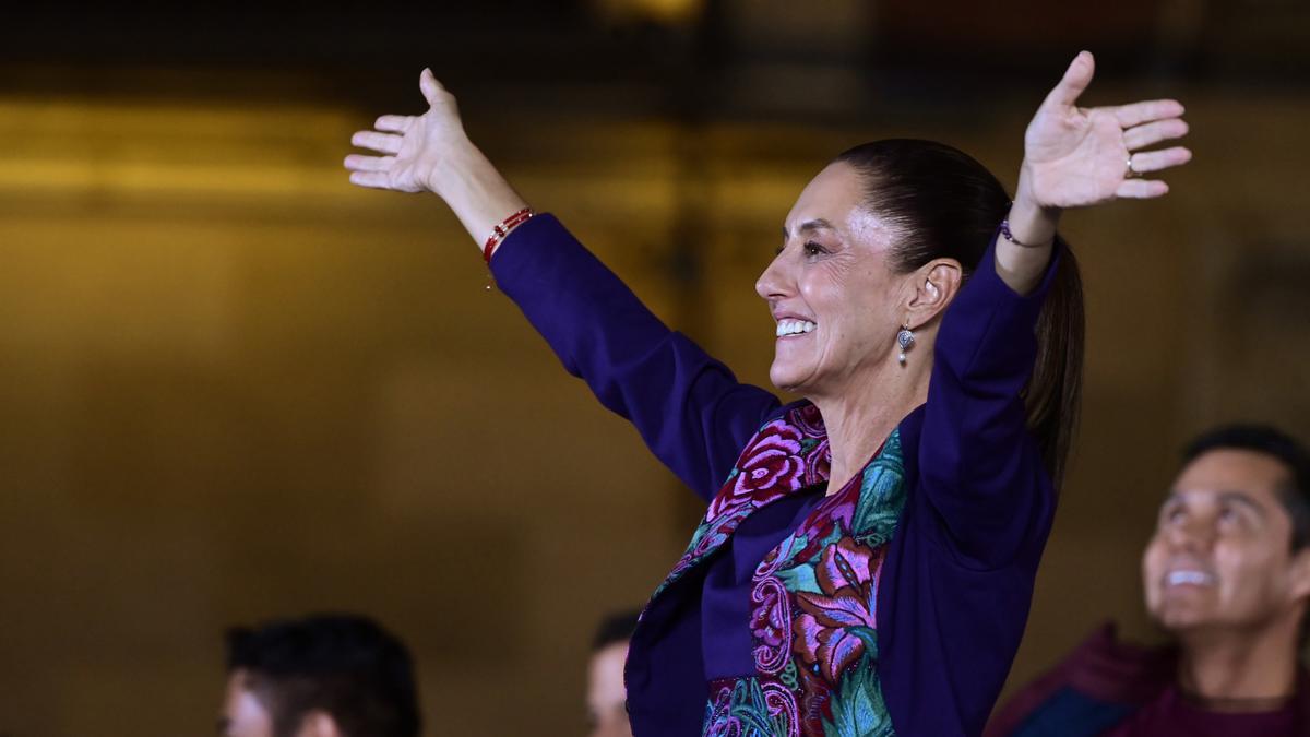 La recién electa presidenta de México, Claudia Sheinbaum