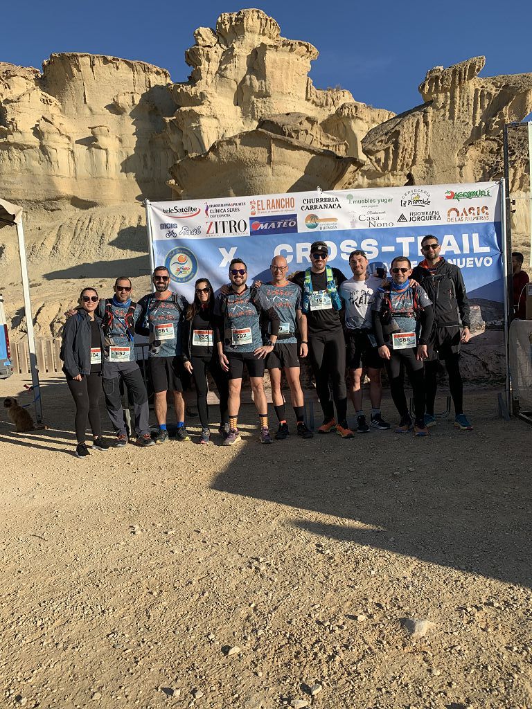 Todas las imágenes del cross por las calas de Bolnuevo, en Mazarrón