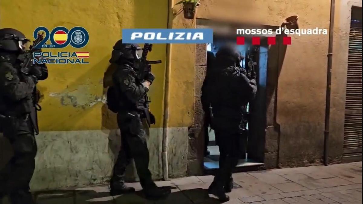 Operación antiterrorista en Barcelona y Área metropolitana
