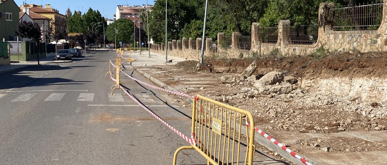 Lugar de Las Mercedes donde se encontraron restos arqueológicos