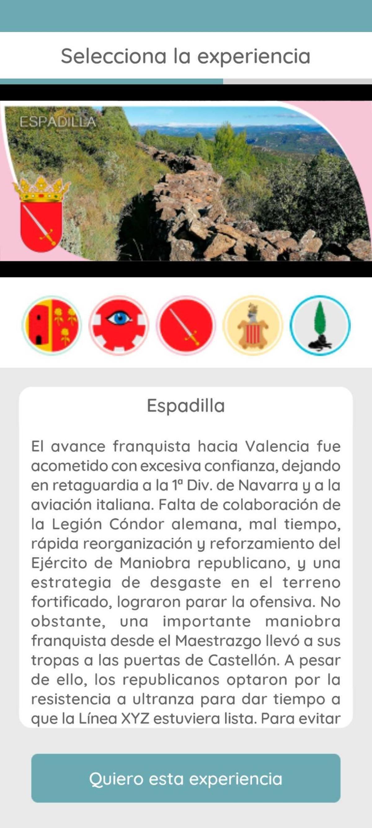 App de realidad virtual de la Mancomunidad Espadán Mijares.