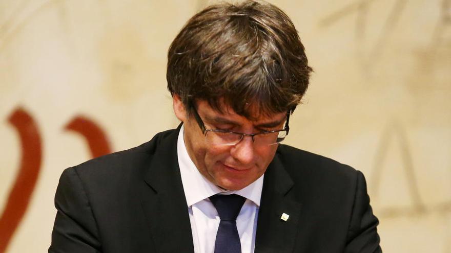 Puigdemont podría ser detenido por su declaración