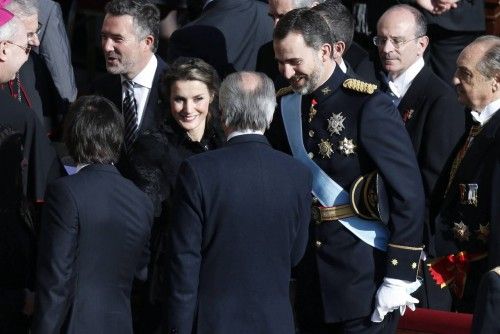 LOS PRÍNCIPES, RAJOY Y TRES MINISTROS ASISTEN A LA ENTRONIZACIÓN DEL PAPA