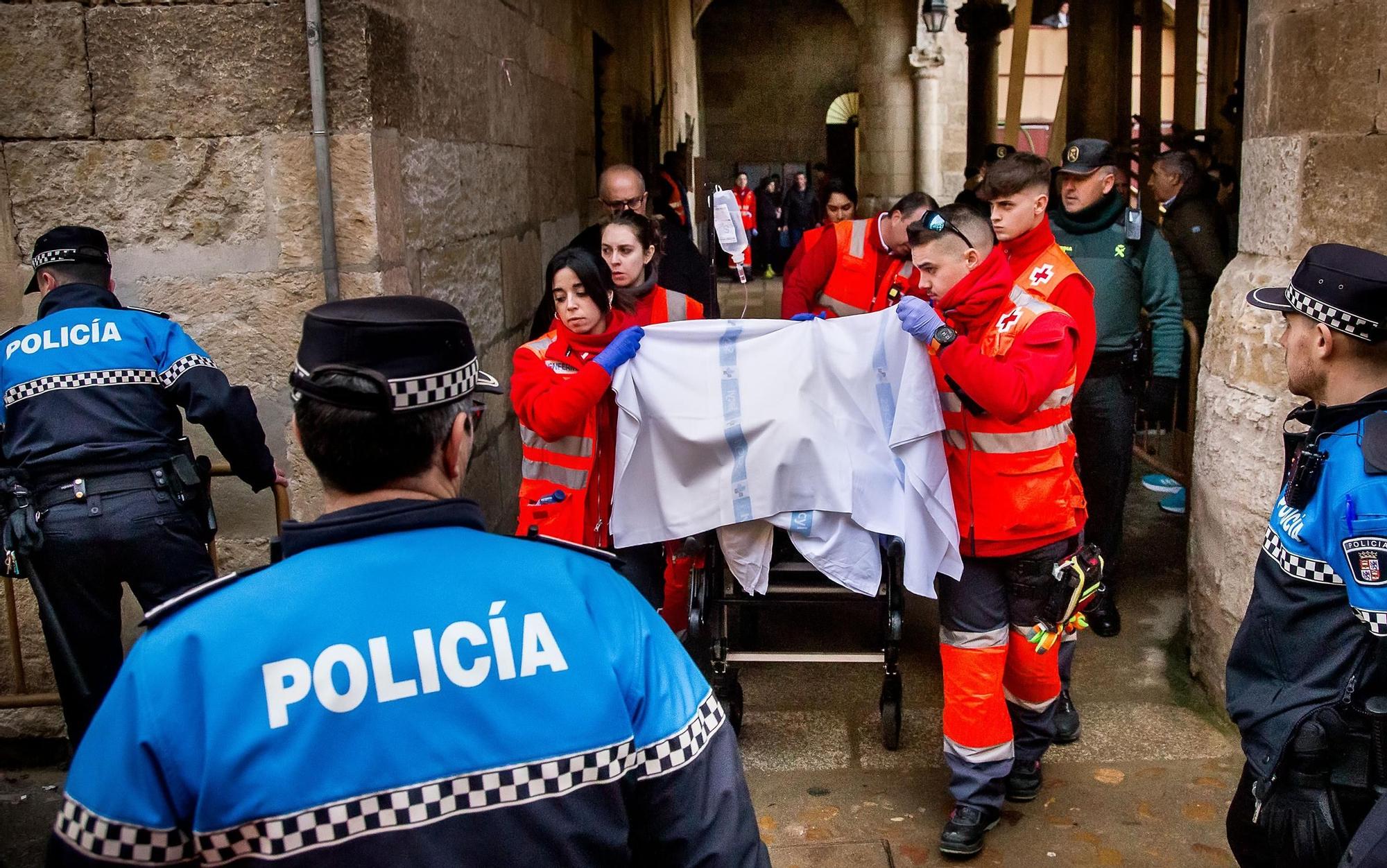 GALERÍA: Cinco heridos durante el encierro de Orive en el Carnaval del Toro de Ciudad Rodrigo