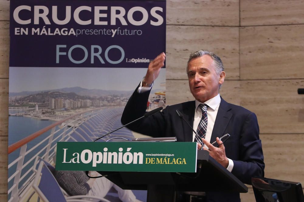 La Opinión de Málaga reunió en un debate al presidente de la Autoridad Portuaria, Paulino Plata, y a otros expertos en turismo, transportes, cruceros y marketing