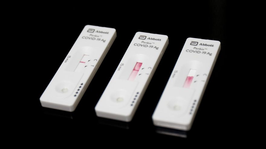 Tests de antígenos.