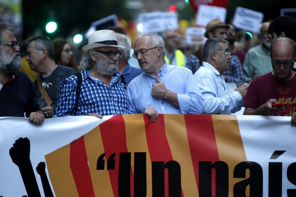 Manifestación de la Comissió 9 d'Octubre