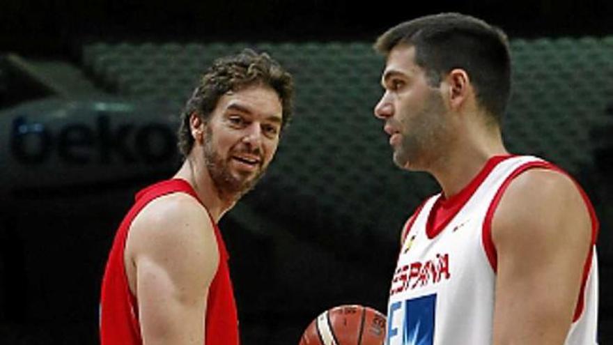 Pau Gasol i Felipe Reyes