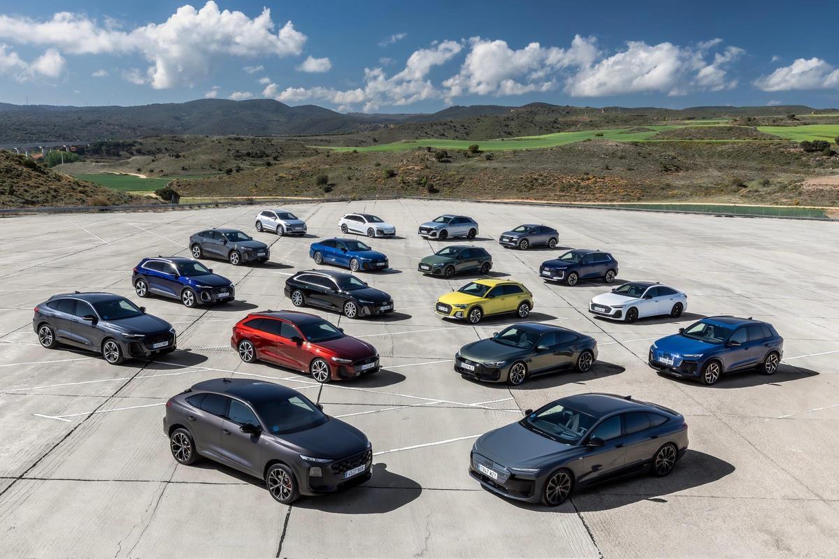 Audi conduce la alta velocidad