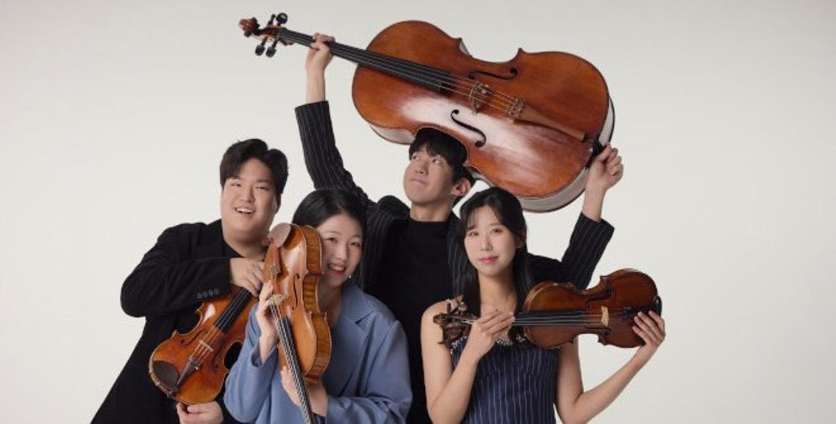 El cuarteto internacional Arete fue fundado en Corea en 2019 yse mudaron a Munich para estudiar con Christoph Poppen