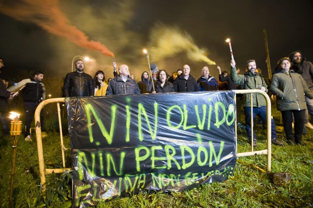 Protesta del colectivo ''Elviña non se vende''