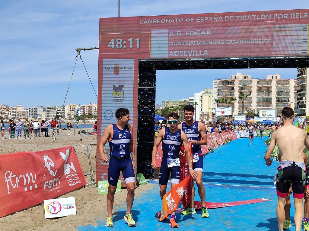 Campeonato de España de Triatlón de relevos en Águilas