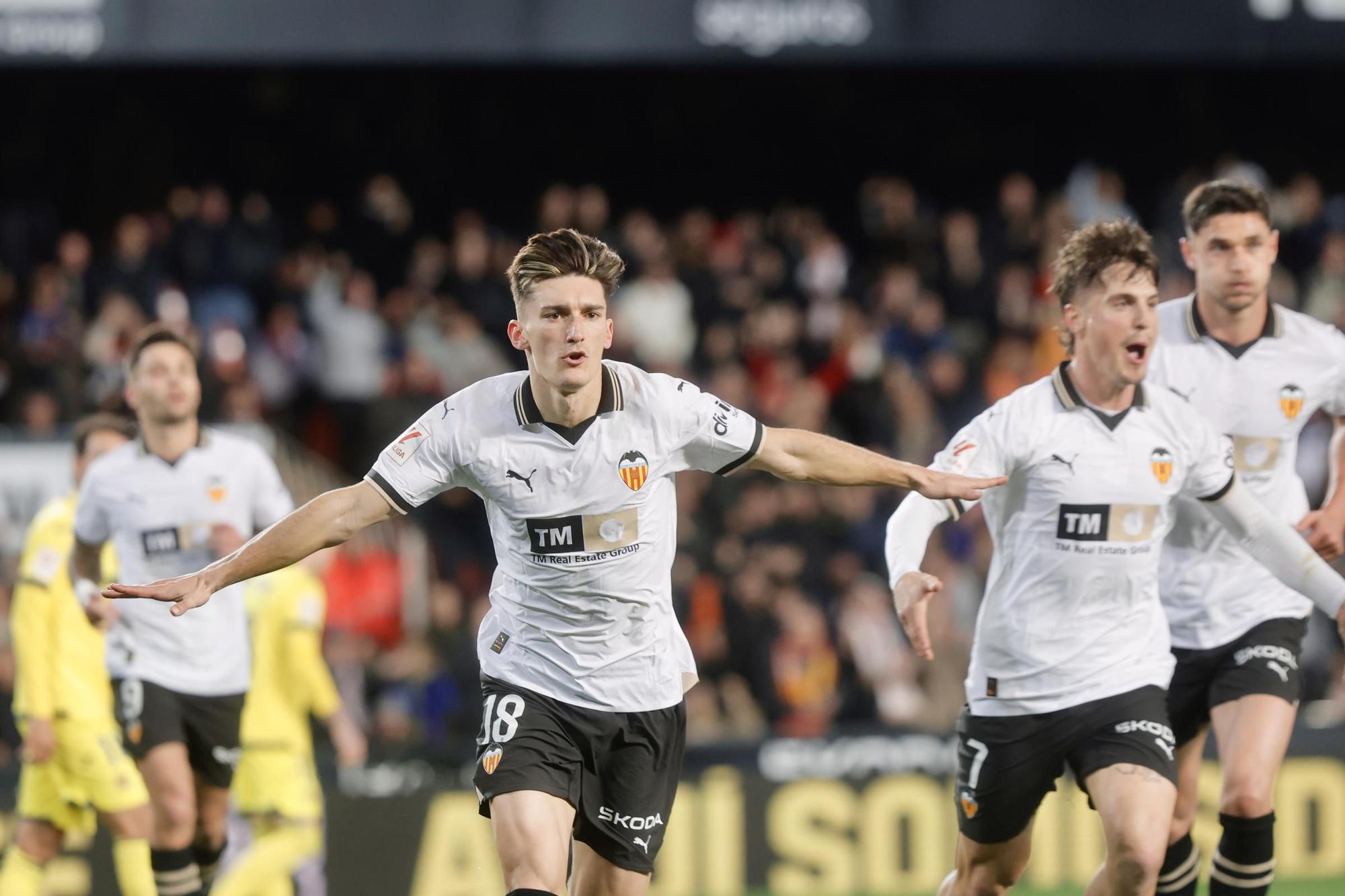 Valencia - Villarreal en imágenes