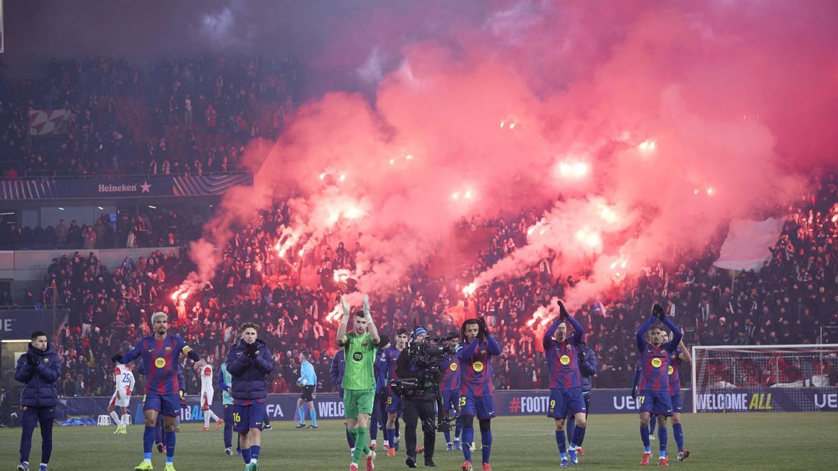 El Barça derrota al Slavia de Praga y acaricia el top-8