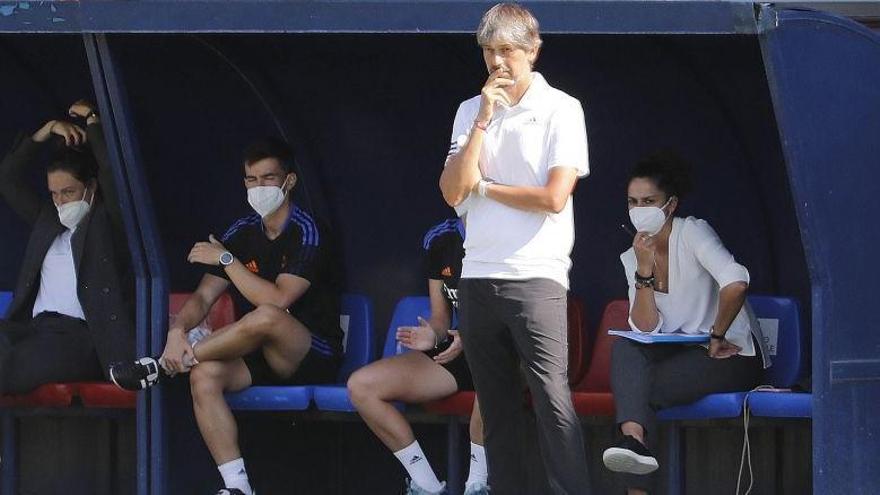 David Aznar, entrenador del Real Madrid femenino.